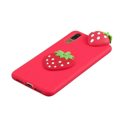 Etui 3D Huawei P20 Truskawka na Arena.pl