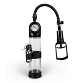 Pompka-Powerpump Master Vibrating - Black&Clear