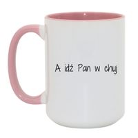 Duży Biało-Różowy 450 ml