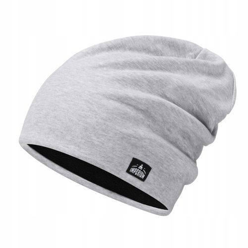 Czapka zimowa męska na polarze Jasna Szara na Arena.pl