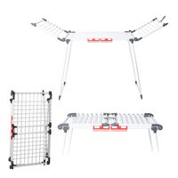 Stojąca suszarka na pranie odzież bieliznę składana balkonowa mocna duża XL