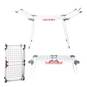 Stojąca suszarka na pranie odzież bieliznę składana balkonowa mocna duża XL