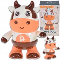 INTERAKTYWNA ZABAWKA DLA DZIECI TAŃCZĄCA MUZYCZNA KRÓWKA ŚWIECI GRA TAŃCZY