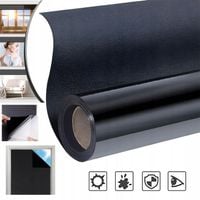 FOLIA ELEKTROSTATYCZNA DO SZYB 90*200CM CZARNY ZACIEMNIAJĄCA PRYWATNOŚĆ