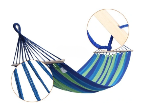 Hamak 260x150cm z drążkiem na Arena.pl