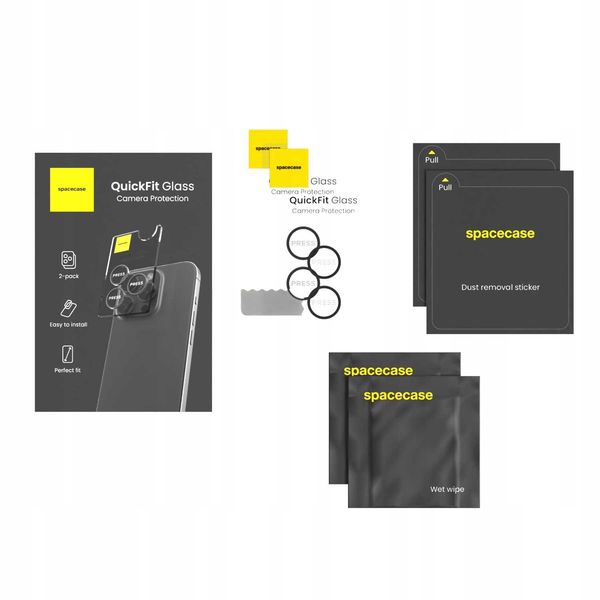 Spacecase Quickfit Camera Iphone 11/12/12 Mini Black zdjęcie 9