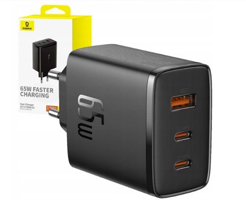 Ładowarka Baseus Cube Pro Fast GaN5 2C+U 65W USB-C na Arena.pl