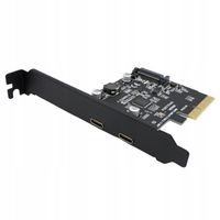 Karta adapter PCIe 2X na USB C 3.1 Gen2 10Gbps
