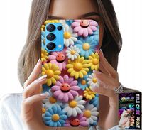 ETUI DO OPPO RENO5 4G 5G - KOLOROWE KWIATKI, STOKROTKI FUTERAŁ CASE