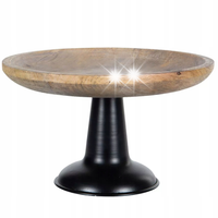 PATERA NA NODZE NÓŻCE OWOCE DREWNIANA BOHO DUŻA 26cm okrągła dekoracyjna