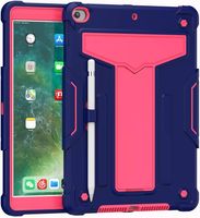 Etui do iPad 9/8/7 10.2" z Podstawką i Miejscem na Rysik Różowe