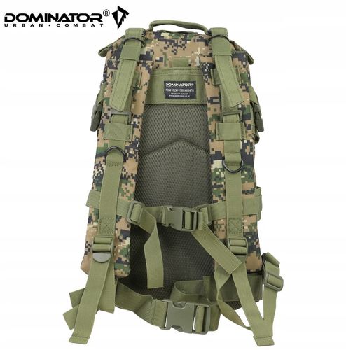 PLECAK MĘSKI WOJSKOWY TAKTYCZNY MILITARNY DOMINATOR VELCRO DIGITAL MARPAT na Arena.pl