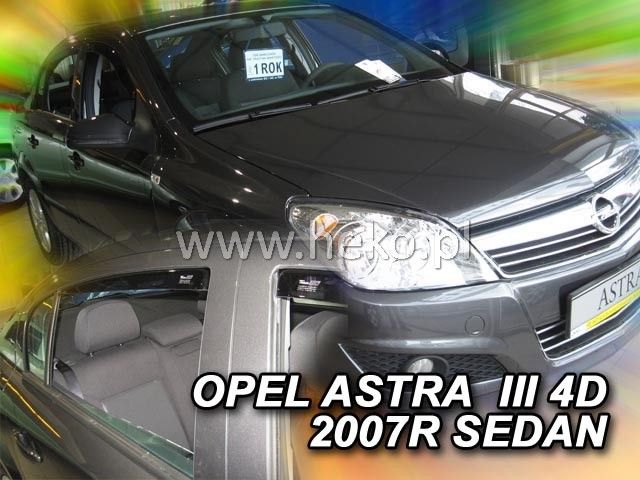 Owiewki Opel ASTRA III H 4d. 2007-2014r. Z TYŁAMI zdjęcie 2