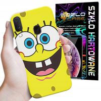 ETUI DO XIAOMI NOTE 7 - SPONGEBOB BAJKI GRY WYBÓR PLECKI + SZKŁO