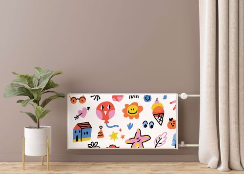 MATA Magnetyczna Na Grzejnik Kolorowe Postacie Komiks 90cm x 60cm na Arena.pl