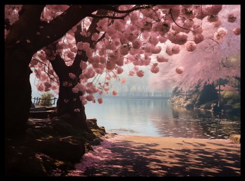 Plakat 55x40cm Spokój Sakury na Arena.pl