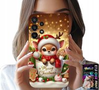 ETUI DO SAMSUNG GALAXY A32 4G - RENIFEREK SŁODKI RENIFER ŚWIĄTECZNE WZÓR
