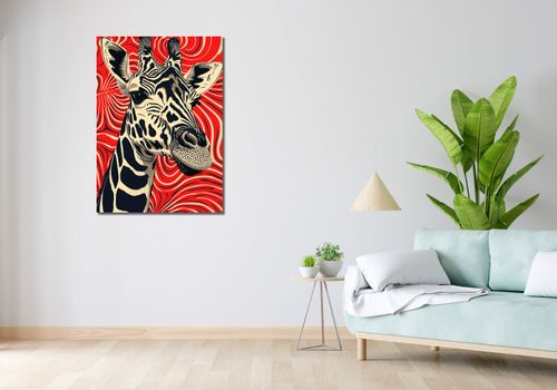 Obraz 70x100cm Wzrok Żyrafy na Arena.pl