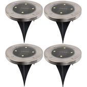 LAMPA SOLARNA 4 LED SMD DO WBICIA W PODŁOŻE KPL.4SZT
