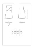 redella koszulka i stringi czarna l/xl