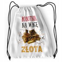 Plecak Sportowy Szkolny Robotnika Worek Torba Z Nadrukiem Ze Zdjęciem