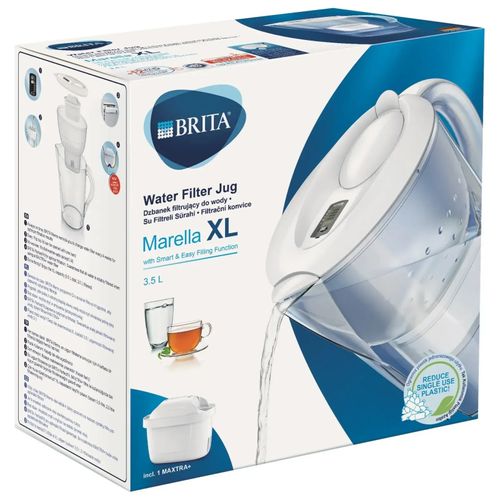 Brita Marella Plus XL 3,5L Biały dzbanek filtrujący wodę na Arena.pl