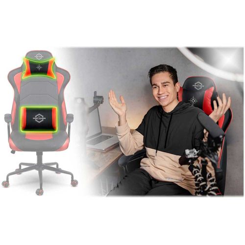 Fotel gamingowy Sofotel Katarina - czerwony - 2590 na Arena.pl