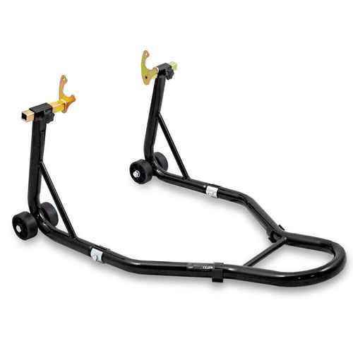 18973 Zestaw 2 stojaków motocyklowych na przednie i tylne koło czarne na Arena.pl