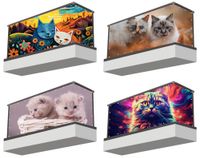 Osłona balkonowa mata ozdobna na balkon pod wymiar KOTY KOTKI RÓŻNE WZORY