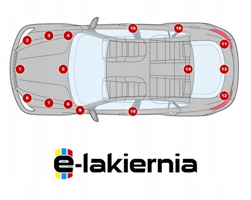 LAKIER FARBA do zacisków hamulcowych RAL Połysk na Arena.pl