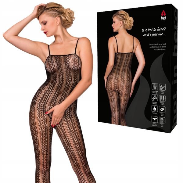 Prześwitujące bodystocking na ramiączkach. zdjęcie 1