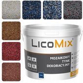 Tynk mozaikowy dekoracyjny 25 KG MOZAIKA Lico Mix DUŻY WYBÓR KOLORÓW!