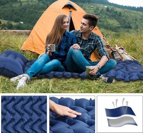 MATA SAMOPOMPUJĄCA KARIMATA 200x70x10CM Z PODUSZKĄ na Arena.pl