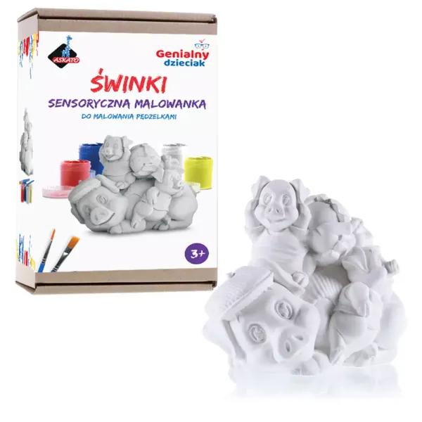 Świnki do malowania pędzelkiem zdjęcie 1