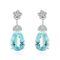 excslusive | przepiękne wiszące topazy z brylantami