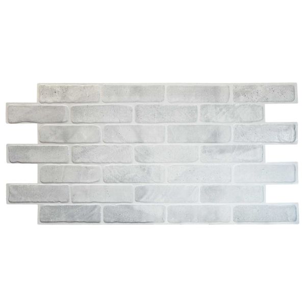 Panele Ścienne 3D PCV Stara Cegła Szara Old Brick Grey zdjęcie 2