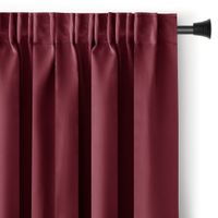 Zasłona BLACKOUT styl klasyczny na taśmie 140X270 bordowa AmeliaHome