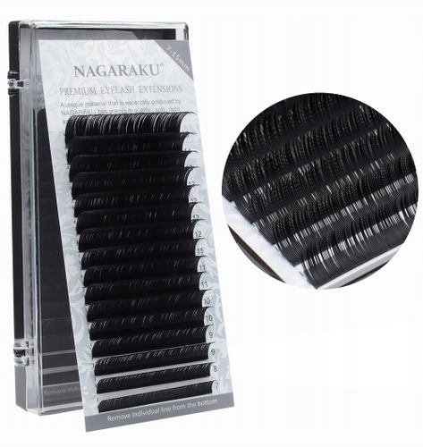Rzęsy NAGARAKU Premium Mink D 0,15 MIX 16 pasków na Arena.pl