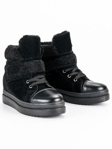 OCIEPLANE CZARNE BOTKI Rozmiar - 40 na Arena.pl