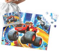 PUZZLE - Blaze i Mega maszyny WZORY Z BAJEK I GIER 35el + WORECZEK