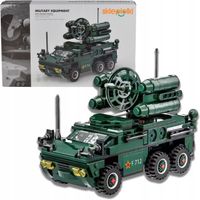 KLOCKI KONSTRUKCYJNE CIĘŻARÓWKA OBRONY PRZECIWLOTNICZEJ MODEL DLA DZIECI