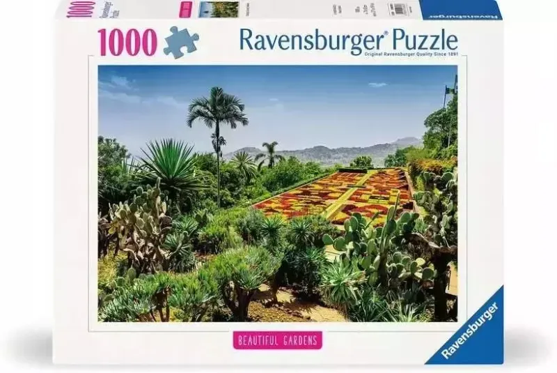 Puzzle 1000 Ogród Botaniczny Madera zdjęcie 1