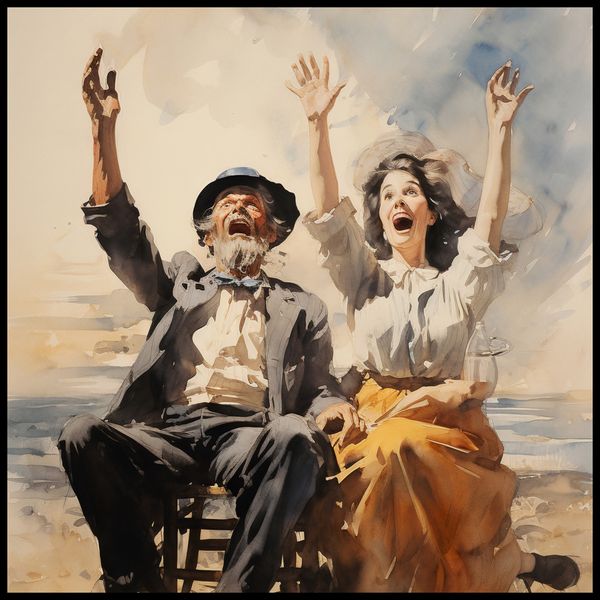 Plakat 80x80cm Chwile Radości zdjęcie 2