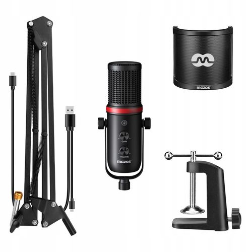MOZOS MKIT-GX MIKROFON DO KOMPUTERA USB GAMINGOWY POJEMNOŚCIOWY na Arena.pl