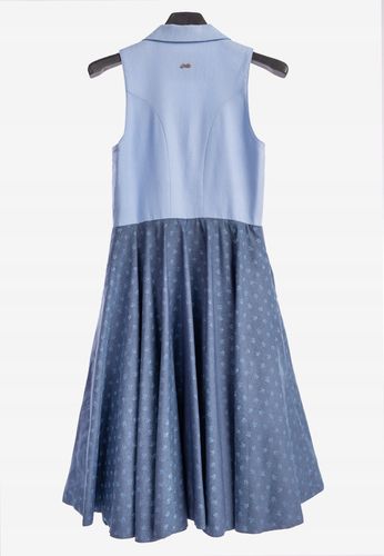 Sukienka Damska Bawarska Folkowa Tradycyjna Niebieska Juli von CS r.38 na Arena.pl