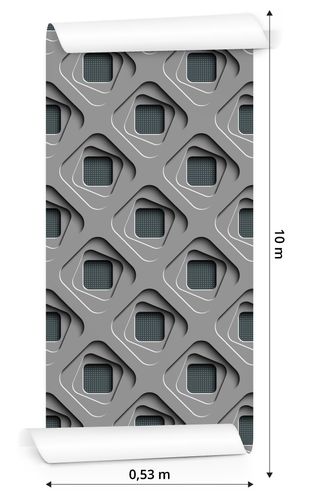 Tapeta Abstrakcyjny Wzór Geometryczny 3D na Arena.pl