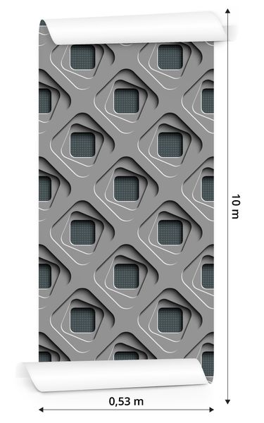 Tapeta Abstrakcyjny Wzór Geometryczny 3D zdjęcie 3