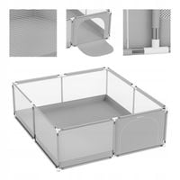 Kojec dla dziecka TULANO suchy basen dla dzieci plac zabaw szary