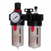 filtr reduktor ciśnienia sprężonego powietrza odwadniacz naolejacz 1/2”