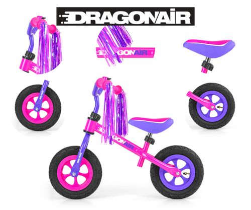 Rowerek Biegowy Dragon Air Pink na Arena.pl
